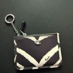 Coach Black and White Women's Wallet